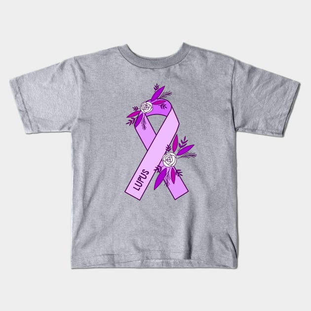 Lupus Awareness Kids T-Shirt by Sloth Station